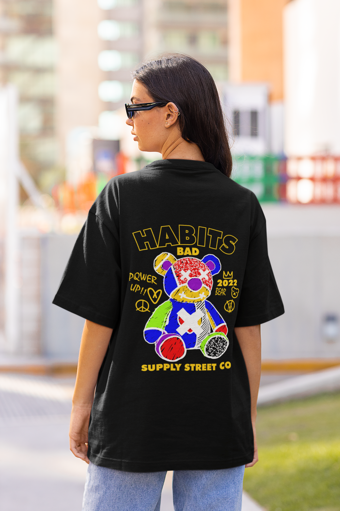 Camiseta Oversized | Habits Bad Unissex