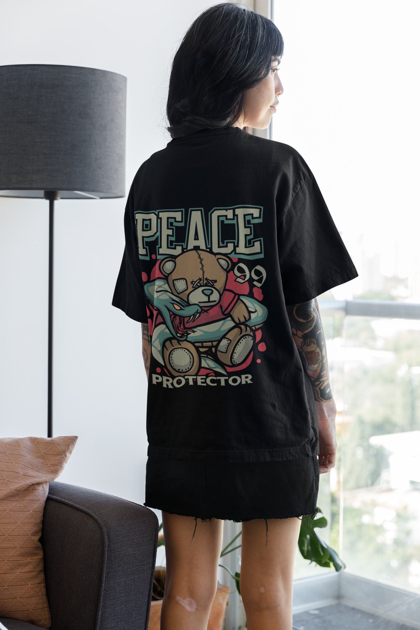 Camiseta Oversized | Protector unissex