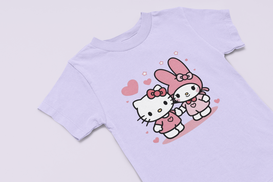 Camiseta | Hello Kitty e My Melody