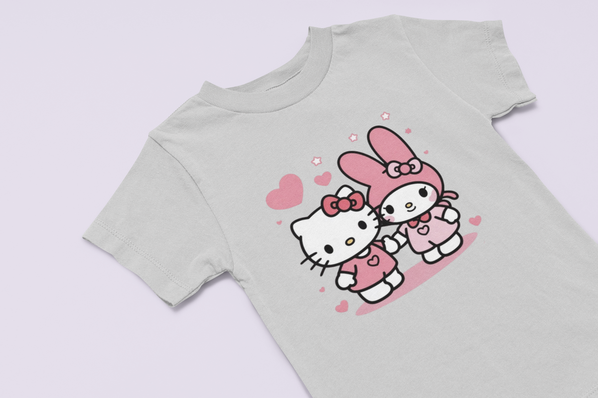 Camiseta | Hello Kitty e My Melody
