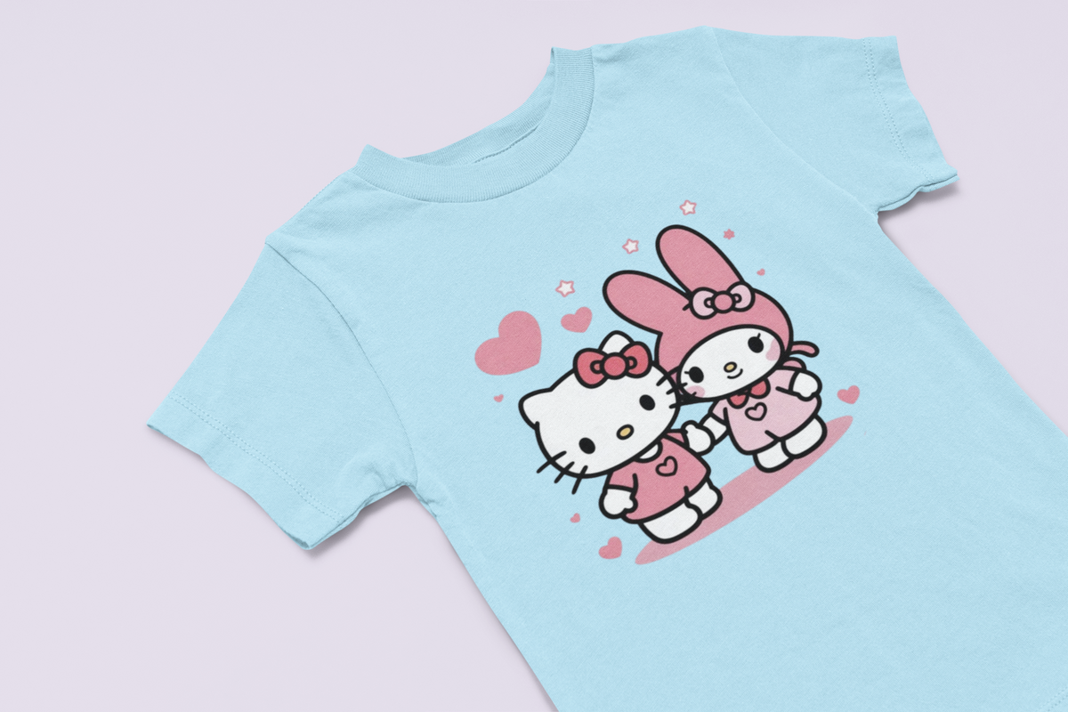 Camiseta | Hello Kitty e My Melody