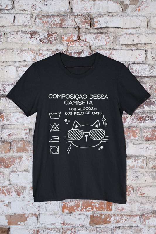 Camiseta Unissex | Pelo de Gato