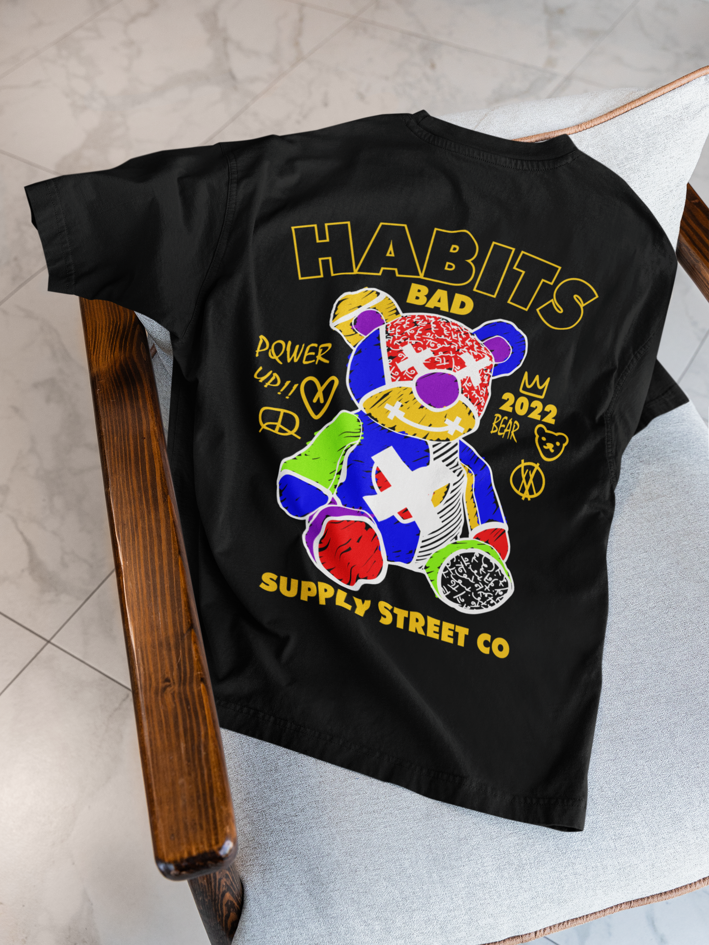 Camiseta Oversized | Habits Bad Unissex