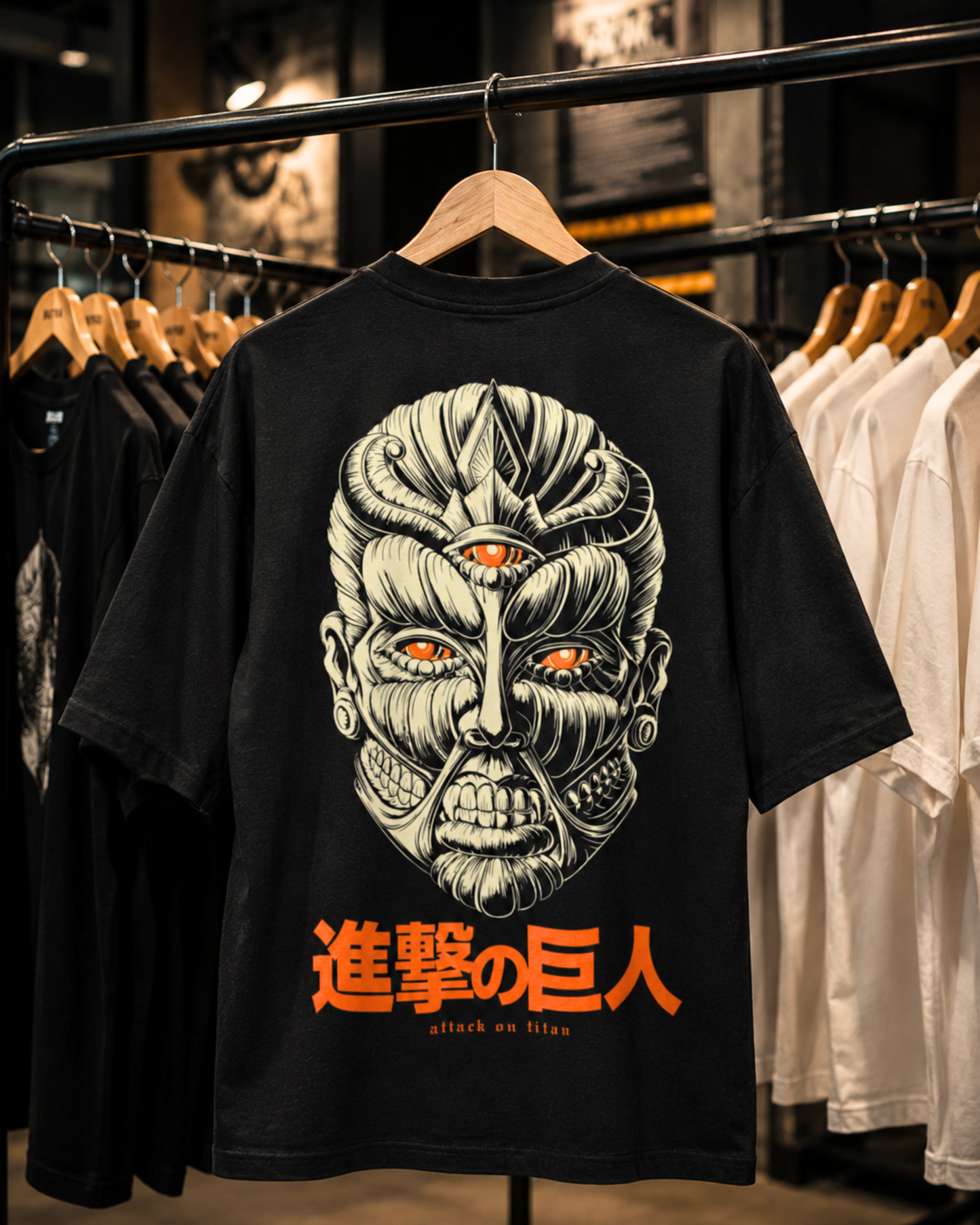 Camiseta Oversized | Attack On Titan Unissex